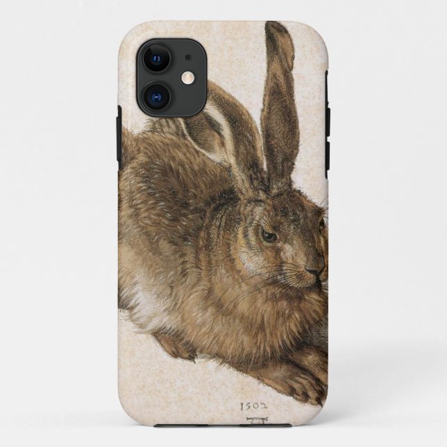 Capa Para iPhone 11 Durer Young Hare (Verso)