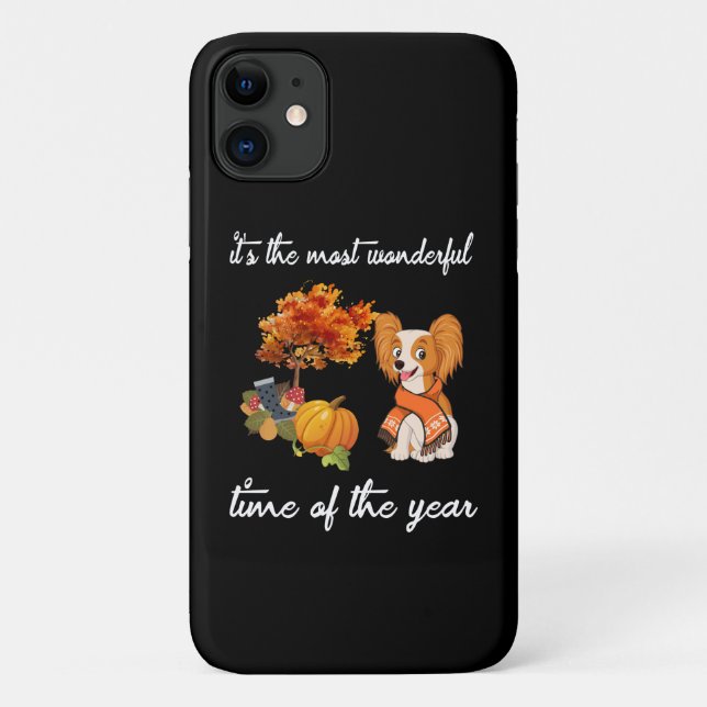 Capa Para iPhone 11 É a época mais maravilhosa do ano (Verso)