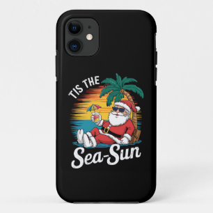 Capa Para iPhone 11 É a praia de sol de Natal no verão de julho