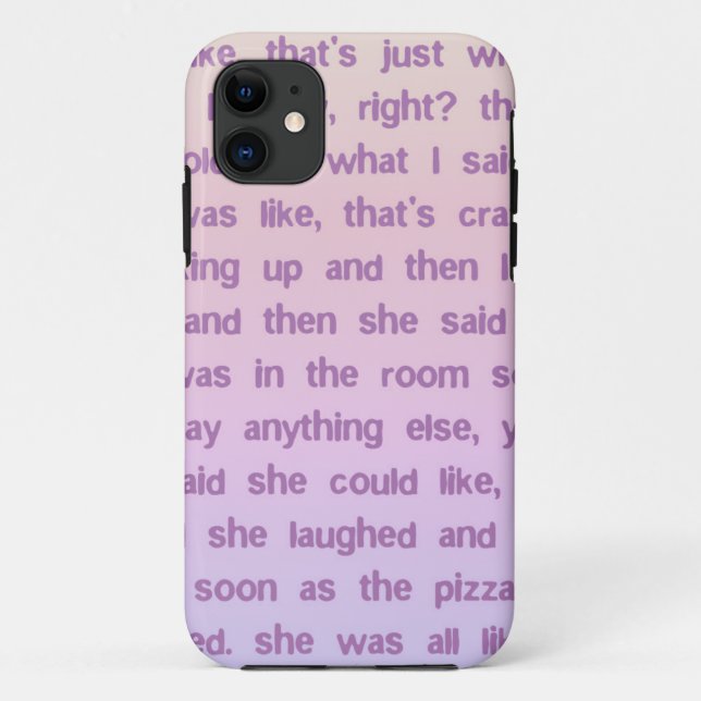 Capa Para iPhone 11 E Então Ela Disse (Verso)