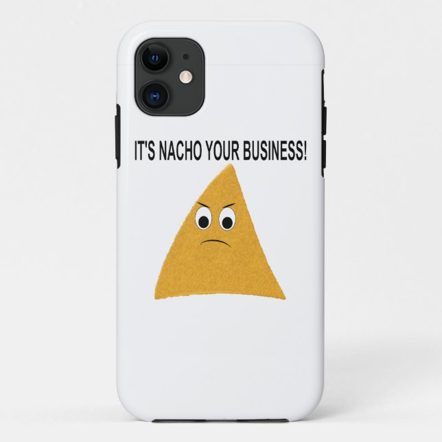 Capa Para iPhone 11 É o Nacho da sua empresa (Verso)