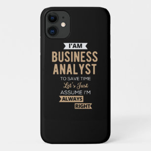 Capa Para iPhone 11 é um analista de negócios para economizar tempo