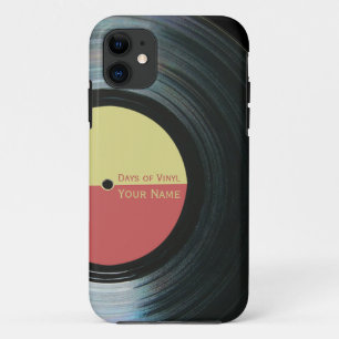 Capa Para iPhone 11 Efeito preto do registro de vinil no caso Xtreme