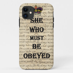 Capa Para iPhone 11 Ela que deve ser obedecida