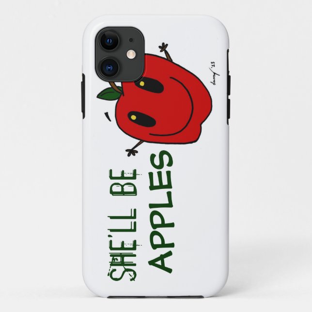 Capa Para iPhone 11 ELA VAI SER CASO DE MAÇÃS NO Telefone 5 (Verso)