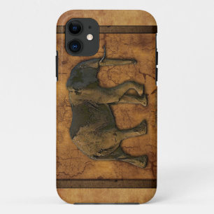 Capa Para iPhone 11 Elefante africano & caso rústico do telemóvel da