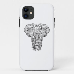 Capa Para iPhone 11 Elefante indiano étnico