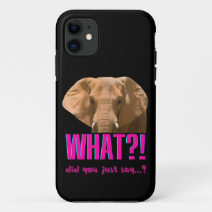 Capa Para iPhone 11 Elefante O Que Você Acaba de Dizer?