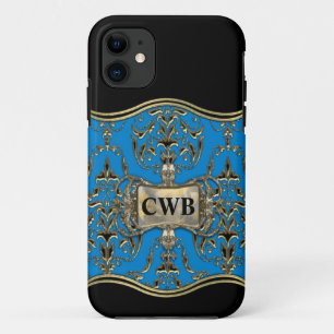 Capa Para iPhone 11 Elegância do AngelRhyse Rue Monogramas