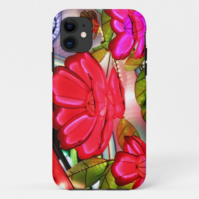 Capa Para iPhone 11 Elegância Elétrica em Rosa  (Verso)