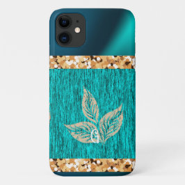 Capa Para iPhone 11 Elegante Teal Moderno