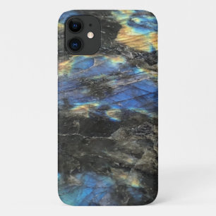 Capa Para iPhone 11 Elegante Trendy Chic Labradorite Crystal Stone
