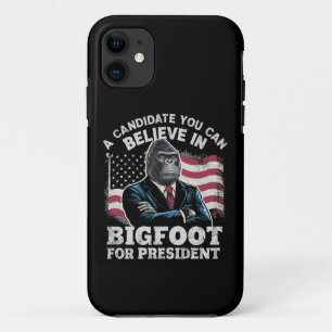 Capa Para iPhone 11 Eleição 2024 Voto Engraçado Sasquatch EUA