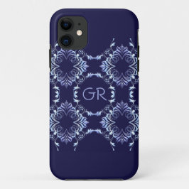 Capa Para iPhone 11 Elemento de Monogram.Baroque
