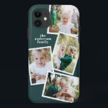 Capa Para iPhone 11 Eletrônico da família multi-fotos do na moda moder<br><div class="desc">Design de capa de telefone eletrônica da família de fotos múltipla na moda moderna. Aniversário ideal,  Natal,  dia de as mães ou design Dia de os pais. As cores podem ser alteradas.</div>