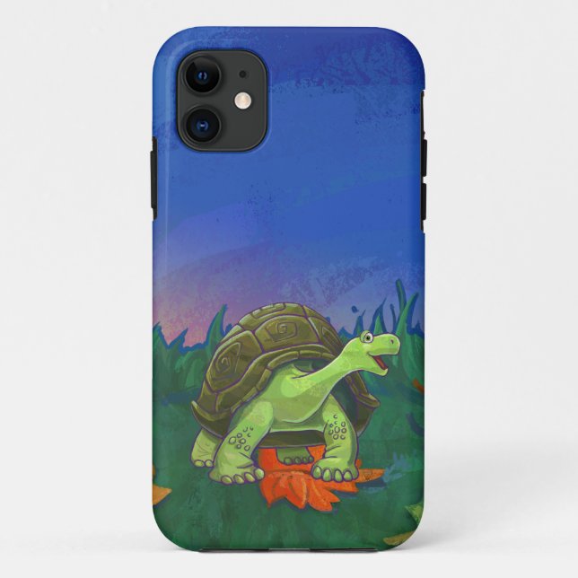 Capa Para iPhone 11 Eletrônicos de tartaruga (Verso)