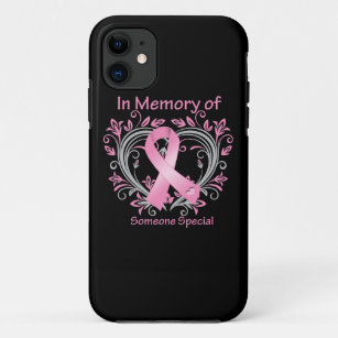 Capa Para iPhone 11 Em memória de alguém Cancer especial da mama