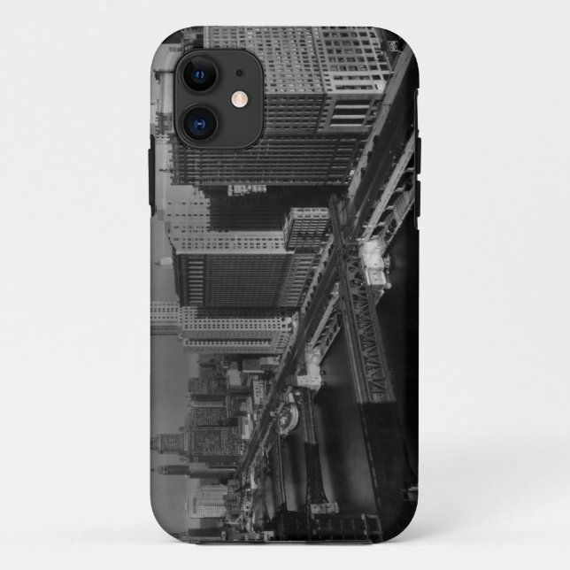Capa Para iPhone 11 Em novembro de 1939:  A cidade de Chicago (Verso)