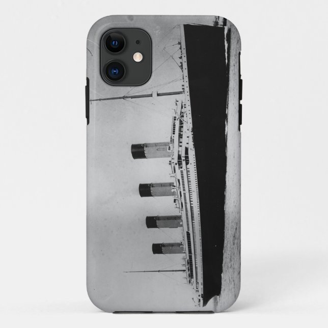 Capa Para iPhone 11 Embarcação de Passageiros RMS Titanic (Verso)