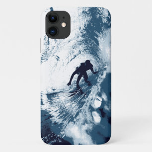 Capa Para iPhone 11 Embarcar o tubo de tribo, surfista havaiana