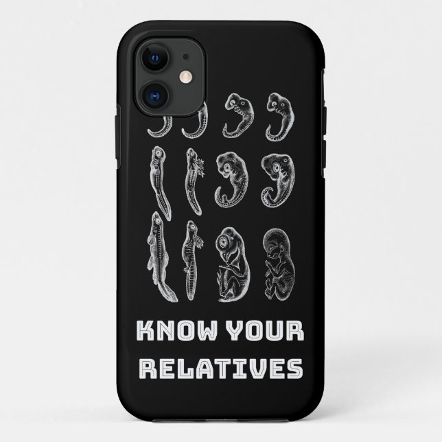 Capa Para iPhone 11 Embriogênese Evolutiva (Verso)