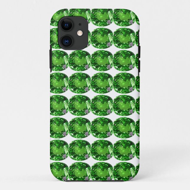 Capa Para iPhone 11 Emerald Pattern (Verso)