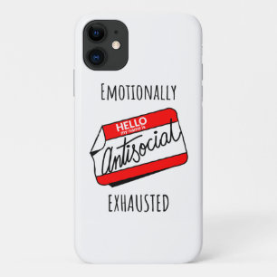 Capa Para iPhone 11 Emocionalmente Esgotado