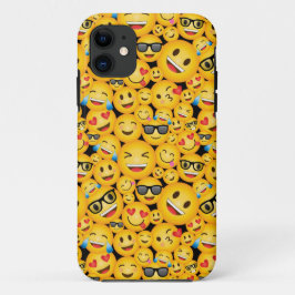 Capa Para iPhone 11 Emojis Yellow Happy Face Emoticons Cool Faces