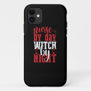 Capa Para iPhone 11 Enfermeira De Halloween Por Bruxa De Dia À Noite