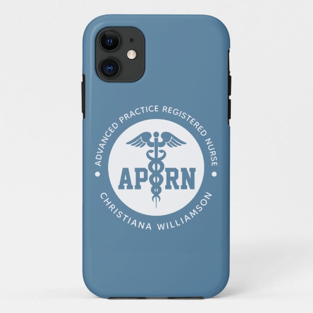 Capa Para iPhone 11 Enfermeira Registrada de Prática Avançada APRN Per (Verso)