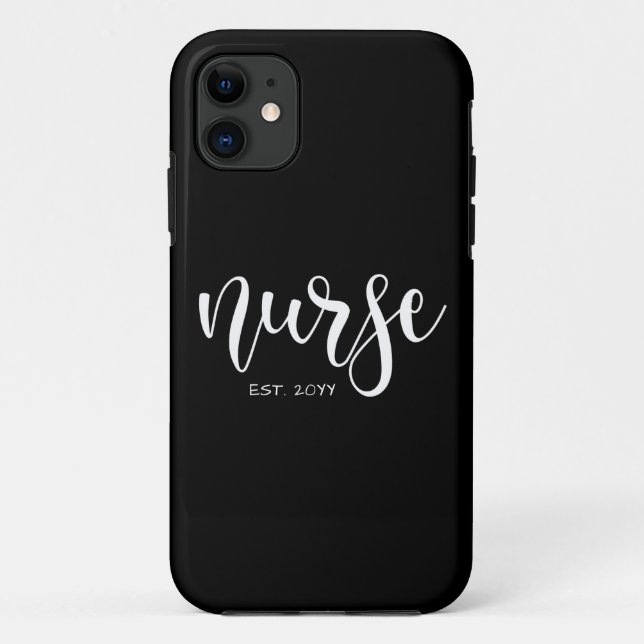 Capa Para iPhone 11 Enfermeiro Ano Personalizado Enfermeiro Enfermeiro (Verso)