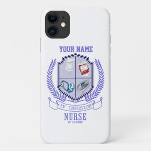 Capa Para iPhone 11 Enfermeiro de Perfusão da Liga IV Personalizado