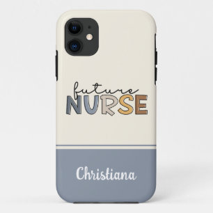 Capa Para iPhone 11 Enfermeiro Futuro Personalizado Enfermagem de pr