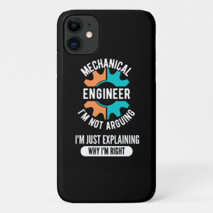 Capa Para iPhone 11 Engenheiro Mecânico Engraçado, Engenharia Mecânica