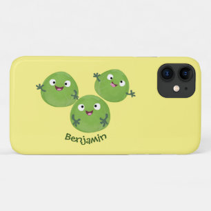 Capa Para iPhone 11 Engraçado Bruxelas brota caricatura de legumes