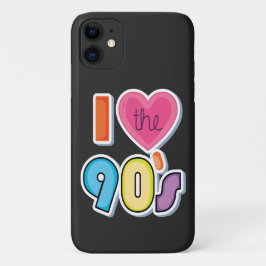 Capa Para iPhone 11 Engraçado Eu Amo Os Anos 90, Festa Tema Anos 90 