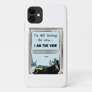 Capa Para iPhone 11 Engraçado Gato Negro, sou vista
