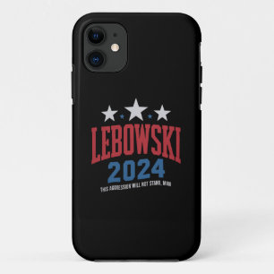 Capa Para iPhone 11 Engraçado Lebowski Voto Eleitoral Político 2024 