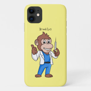 Capa Para iPhone 11 Engraçado orangotango macaco