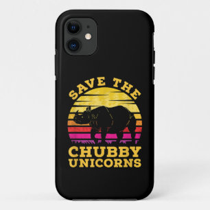 Capa Para iPhone 11 Engraçado Salve Os Unicórnios Gorduchos Zelador do