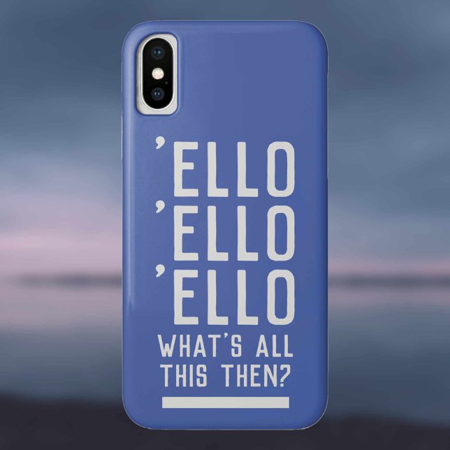Capa Para iPhone 11 Engraçado Tema Policial do Reino Unido com Slogan  (Criador carregado)
