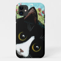 Engraçado Tuxedo Cat Creationarts Case-Mate iPhone