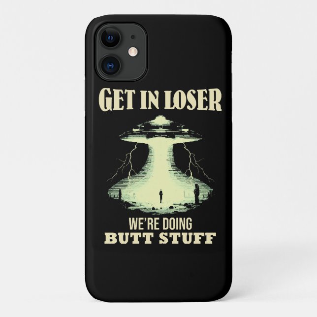 Capa Para iPhone 11 Entre, Perdedor - Estamos Fazendo Coisas de Bunda (Verso)