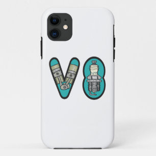 Capa Para iPhone 11 Entusiasta de Carros Petrolhead V8