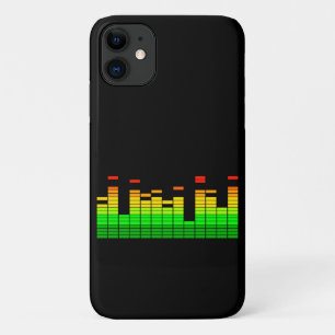 Capa Para iPhone 11 Equalizador Vibes Decor Beat da Música DJ