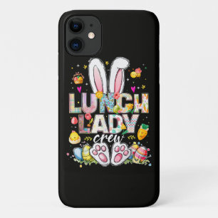 Capa Para iPhone 11 Equipe da Senhora do Almoço Coelho Engraçado