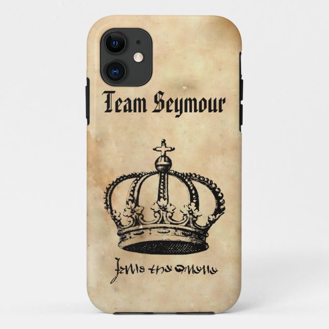 Capa Para iPhone 11 Equipe Seymour - Coroa e Assinatura de Jane (Verso)