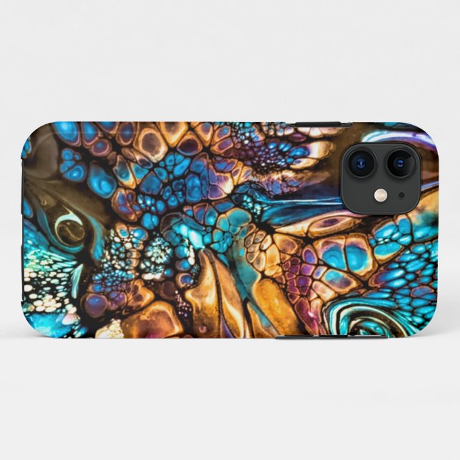 Capa Para iPhone 11 Escalas de Dragões (Verso (horizontal))