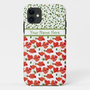 Capa Para iPhone 11 Escarlate Poppies Mix'n'Match iPhone 5 Xtreme Case