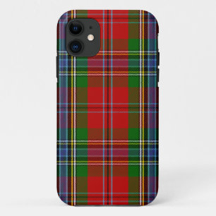 Capa Para iPhone 11 Escocês Clan MacLean da Xadrez Duart Tartan